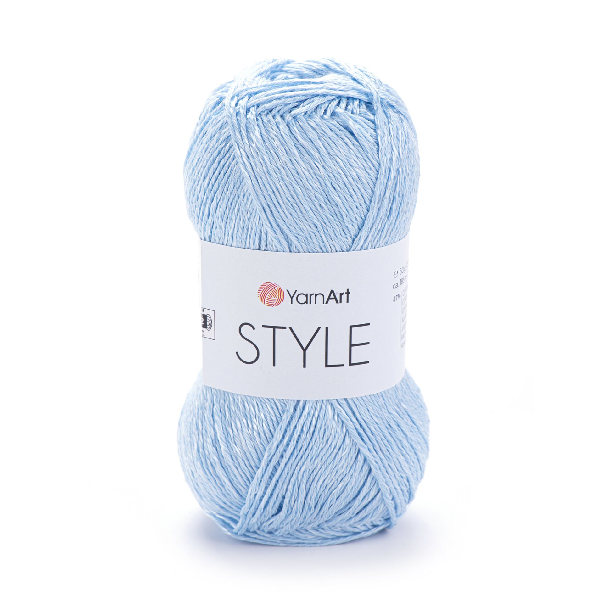 YARNART STYLE - PARLAK EL ÖRGÜ İPİ BEBE MAVİSİ - 668