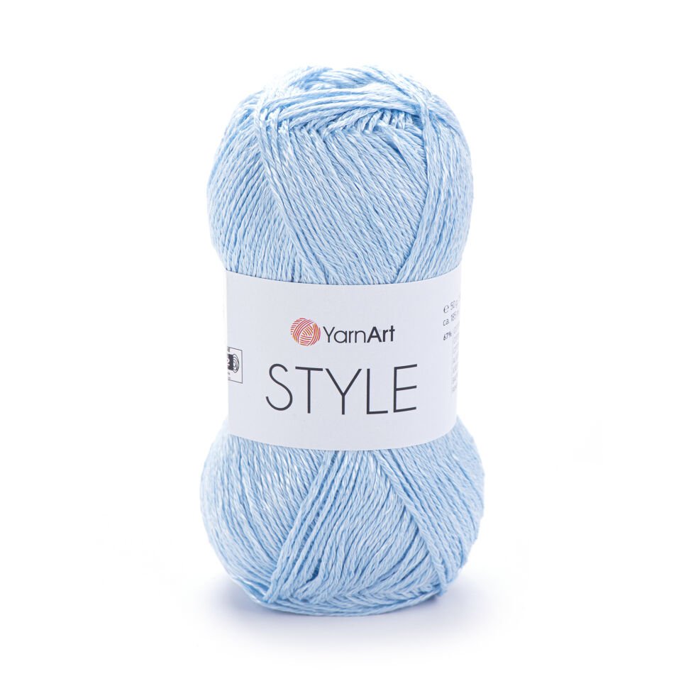 YARNART STYLE - PARLAK EL ÖRGÜ İPİ BEBE MAVİSİ - 668