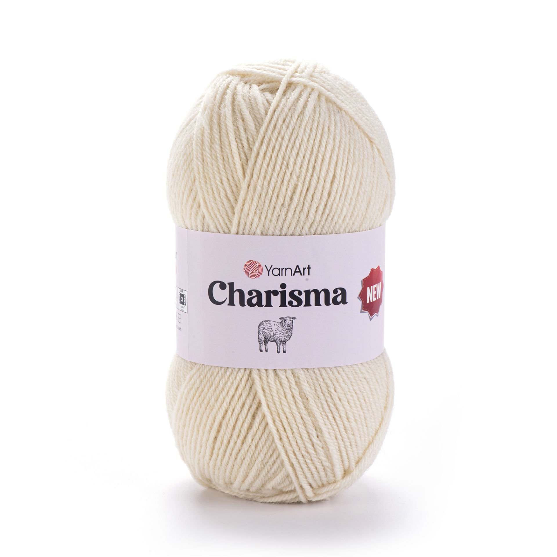 YARNART CHARISMA - EL ÖRGÜ İPİ AÇIK KREM - 502