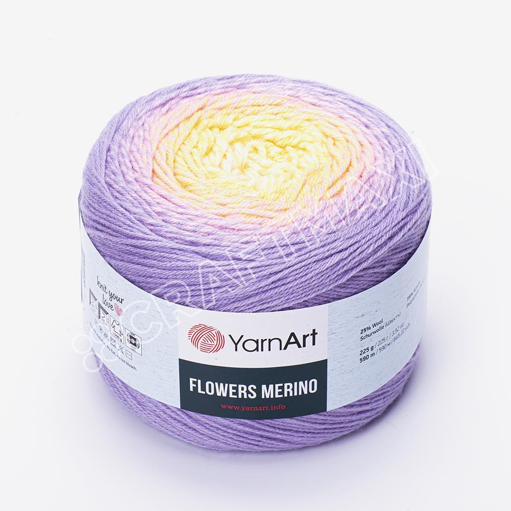 YARNART FLOWERS MERINO - EBRULİ EL ÖRGÜ İPİ EBRULİ - 545