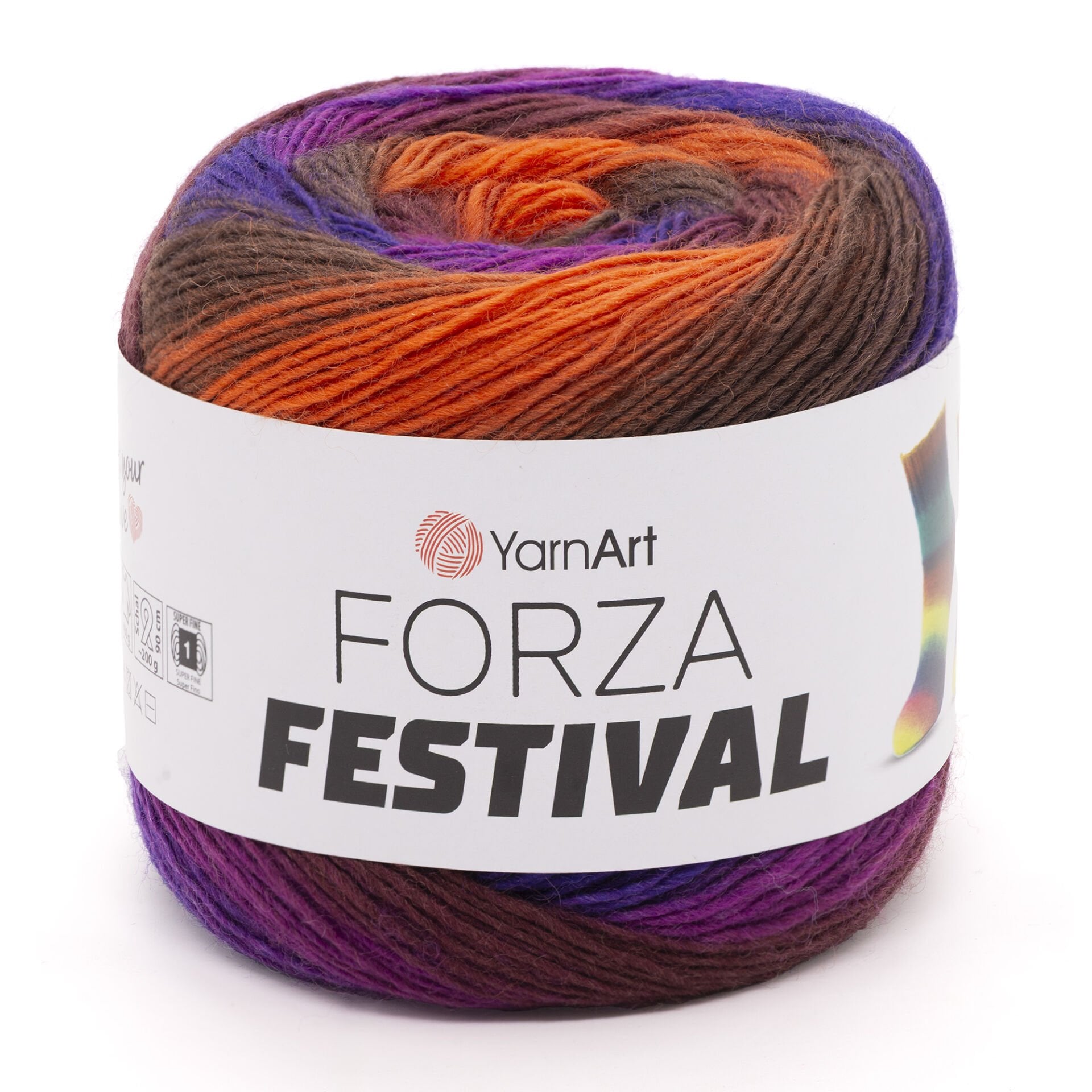 YARNART FORZA FESTIVAL - EBRULİ ÖRGÜ İPİ EBRULİ - 2903
