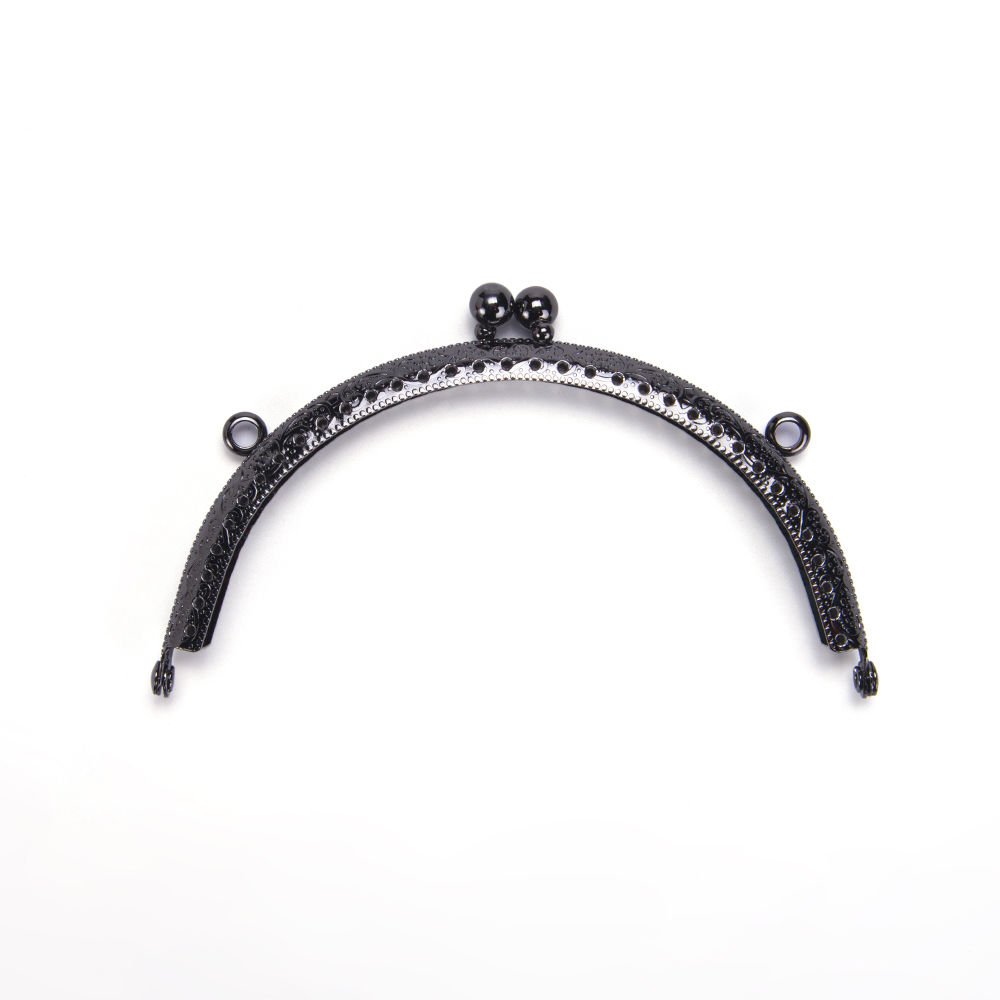 OVAL DELİKLİ BURS 12,5 CM SİYAH