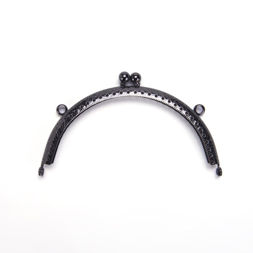 OVAL DELİKLİ BURS 12,5 CM SİYAH