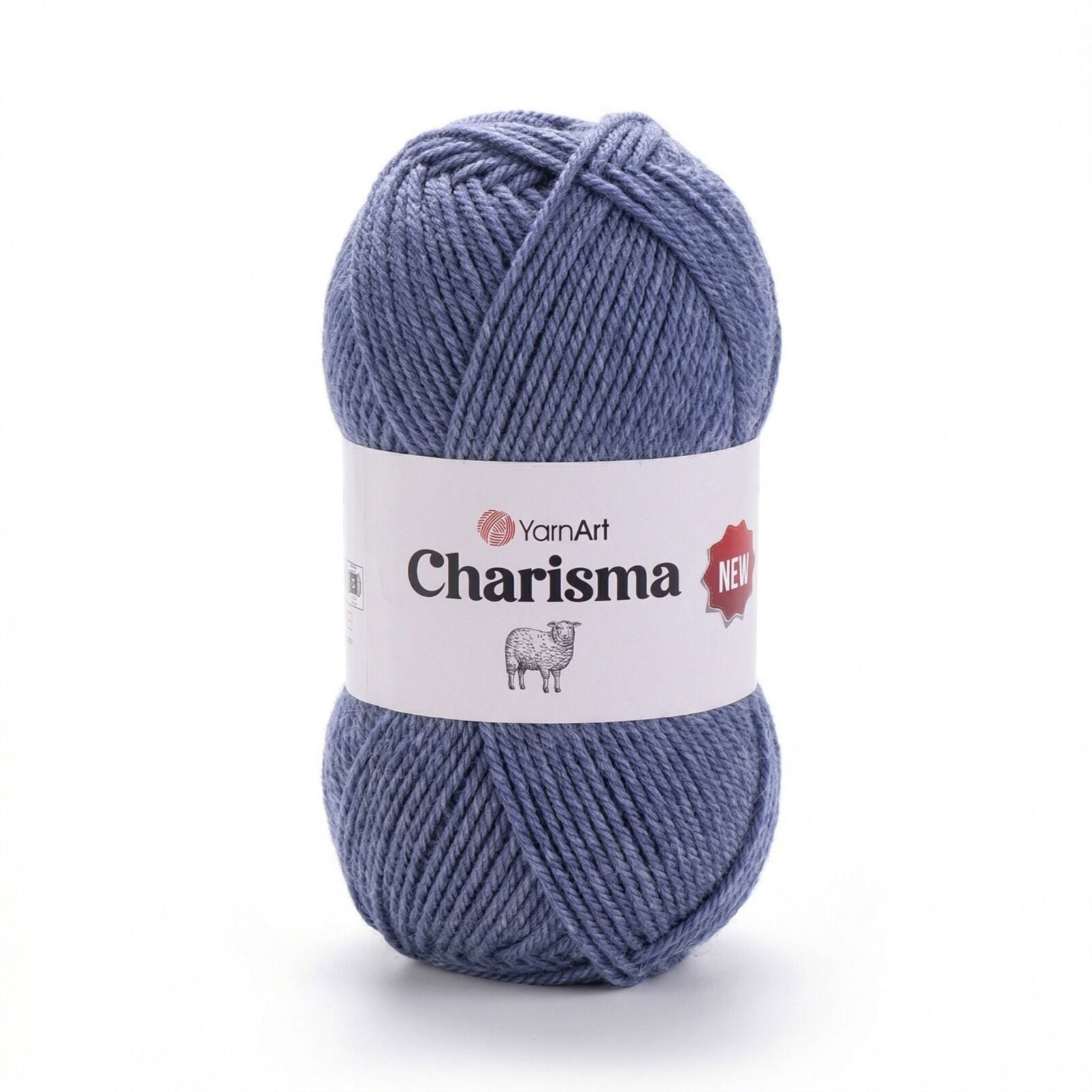 YARNART CHARISMA - EL ÖRGÜ İPİ GRİ-MAVİ - 3864