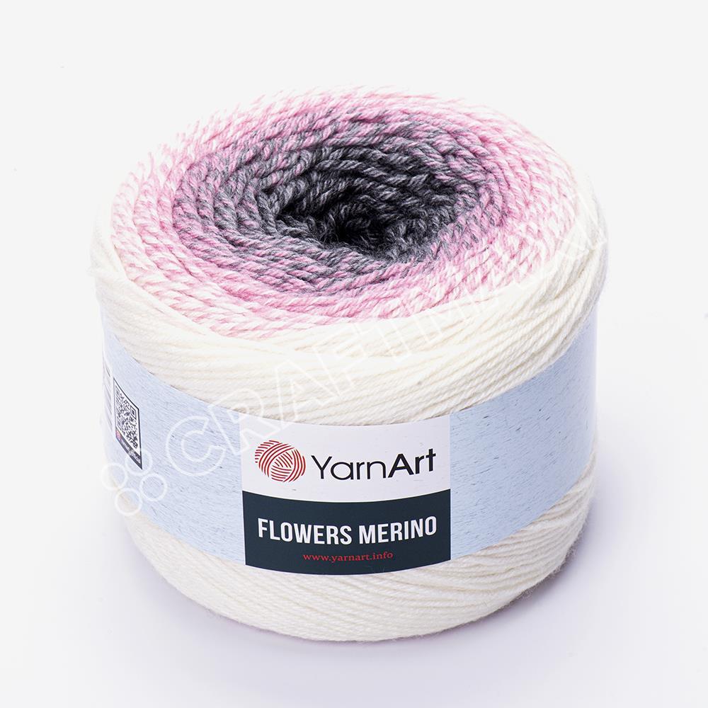 YARNART FLOWERS MERINO - EBRULİ EL ÖRGÜ İPİ EBRULİ - 546