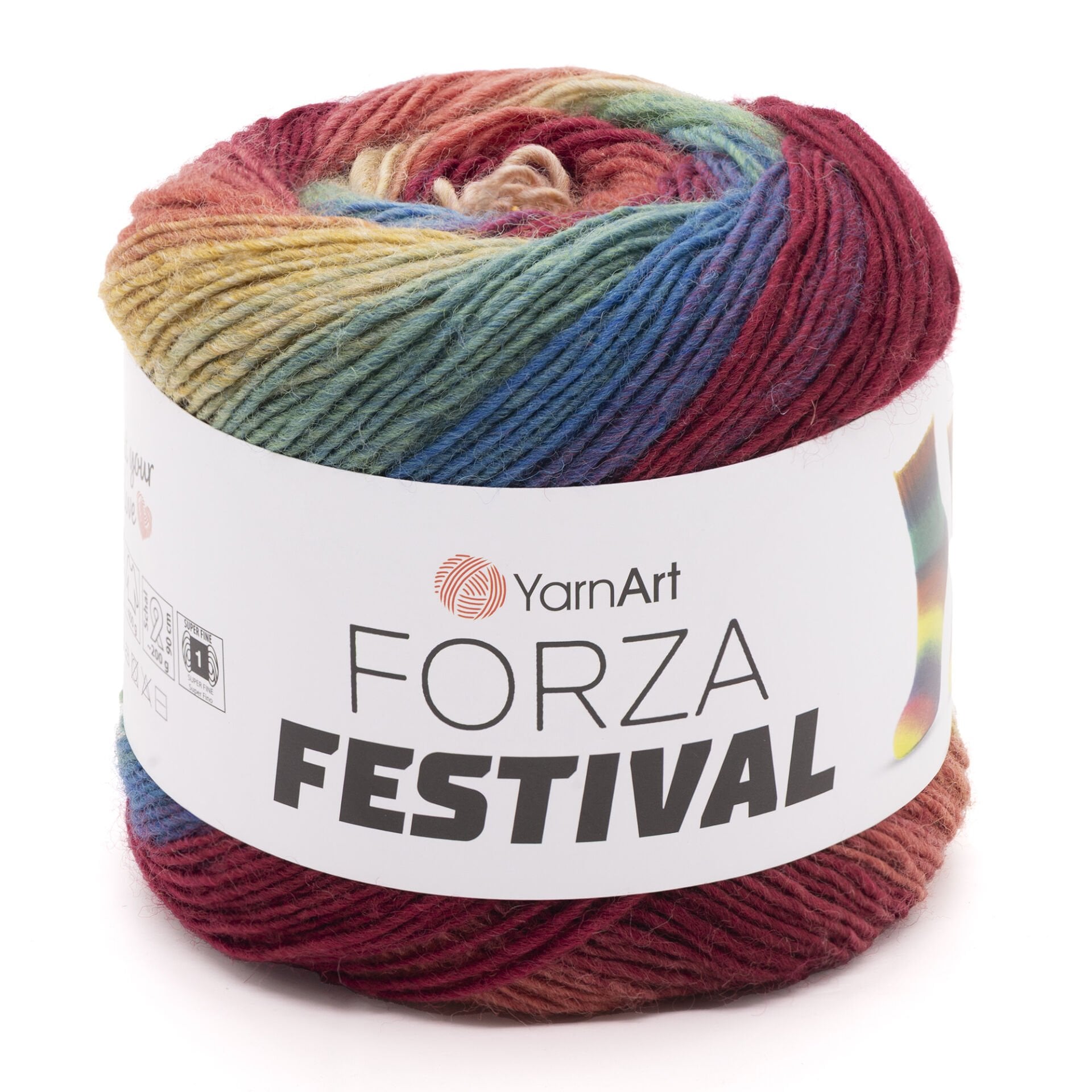 YARNART FORZA FESTIVAL - EBRULİ ÖRGÜ İPİ EBRULİ - 2904