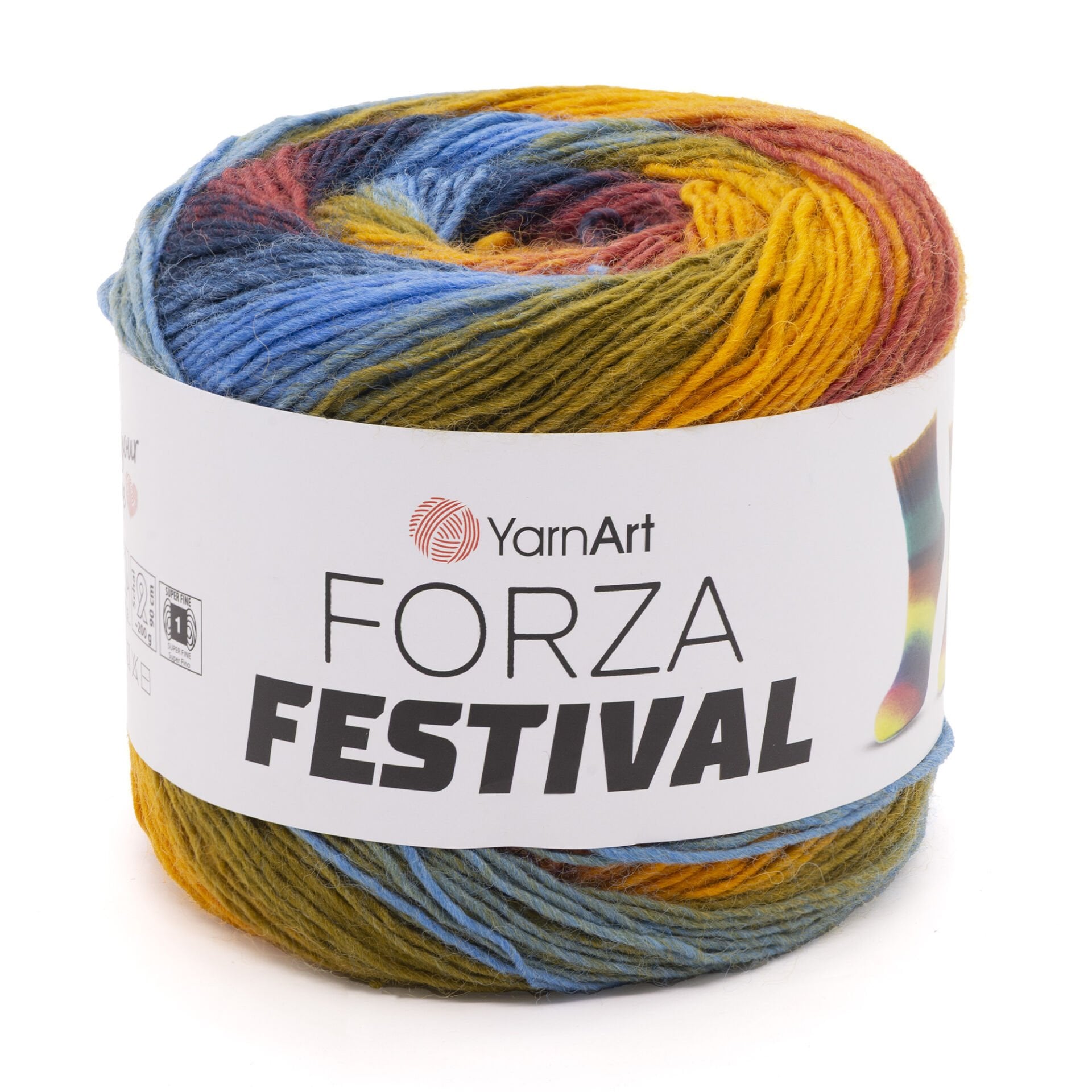 YARNART FORZA FESTIVAL - EBRULİ ÖRGÜ İPİ EBRULİ - 2905