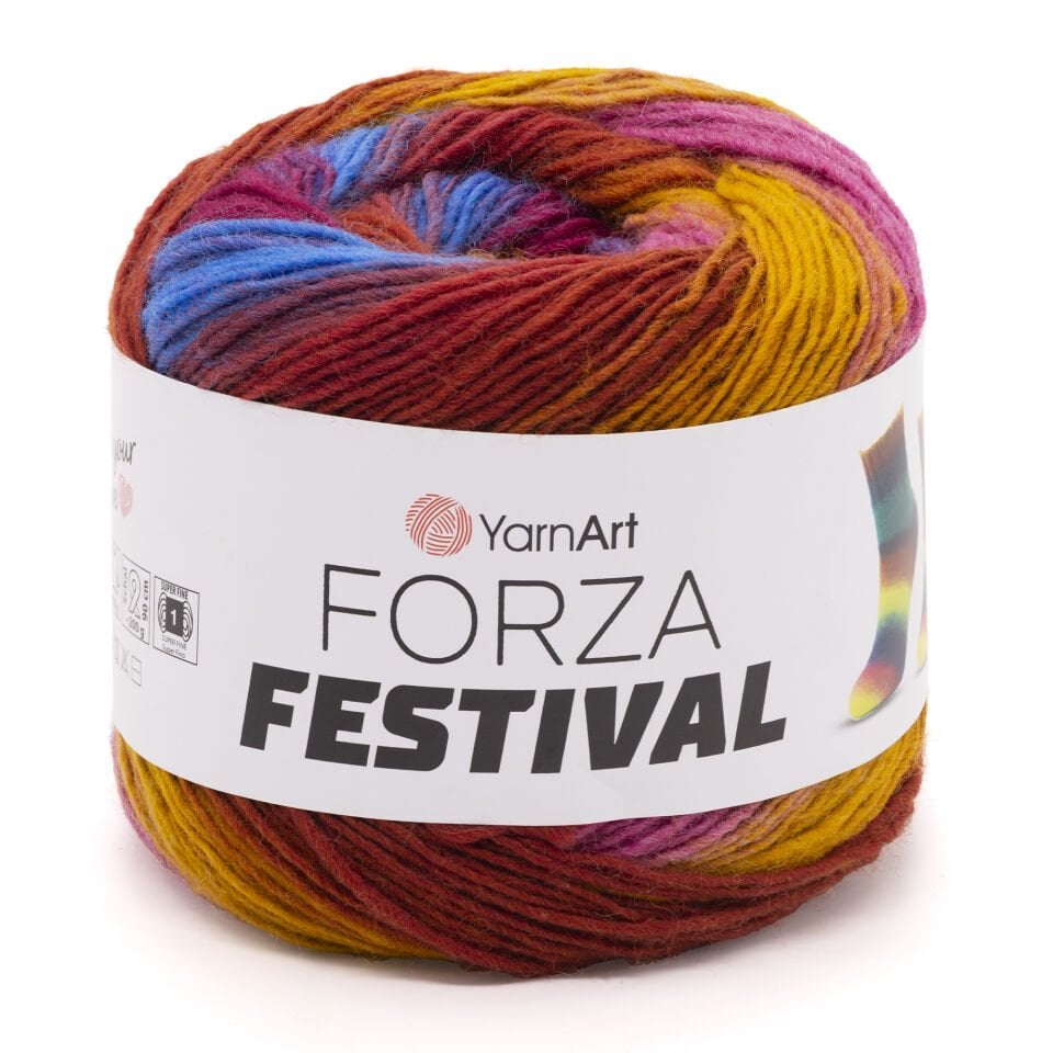 YARNART FORZA FESTIVAL - EBRULİ ÖRGÜ İPİ EBRULİ - 2906