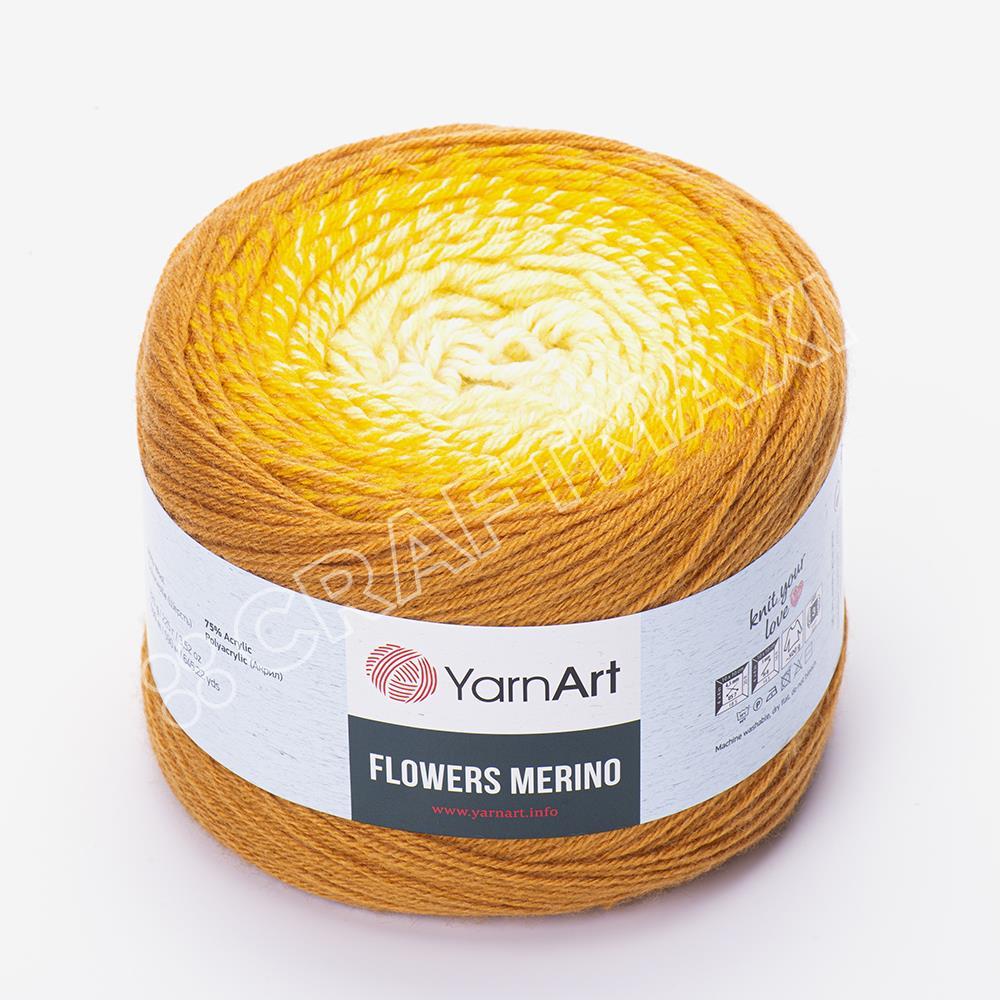 YARNART FLOWERS MERINO - EBRULİ EL ÖRGÜ İPİ EBRULİ - 552