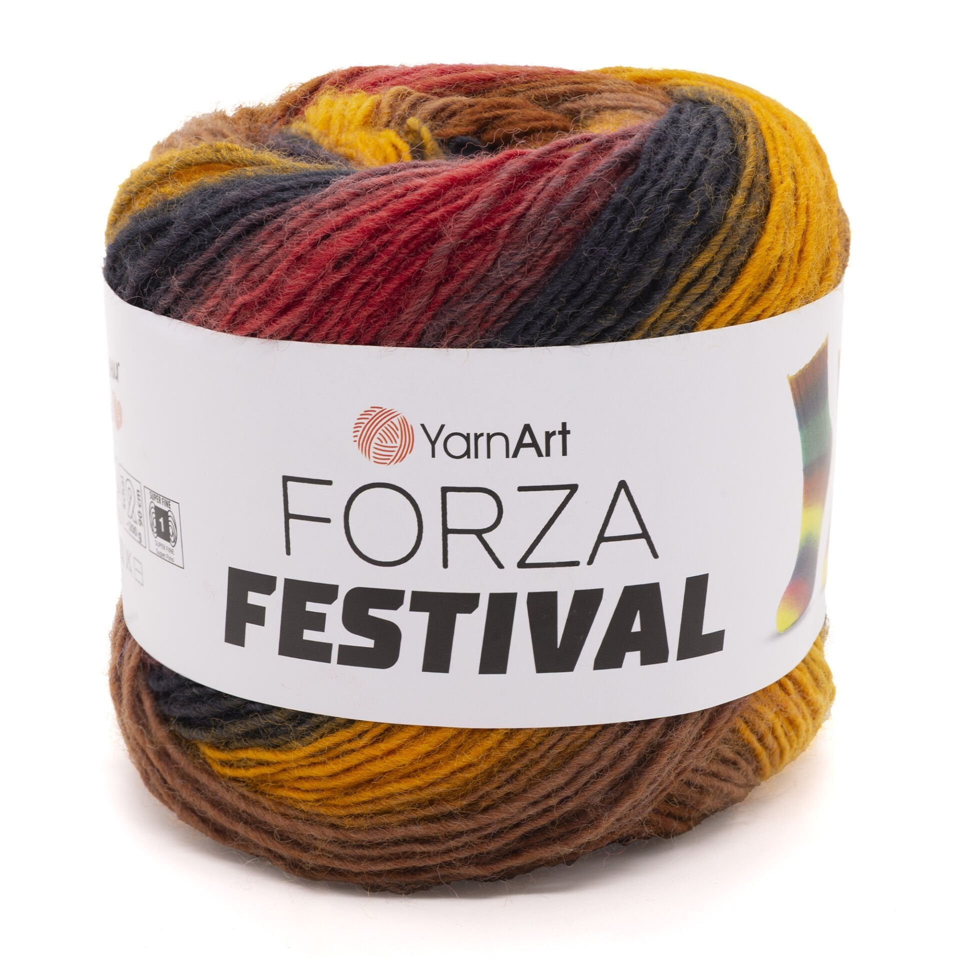 YARNART FORZA FESTIVAL - EBRULİ ÖRGÜ İPİ EBRULİ - 2908