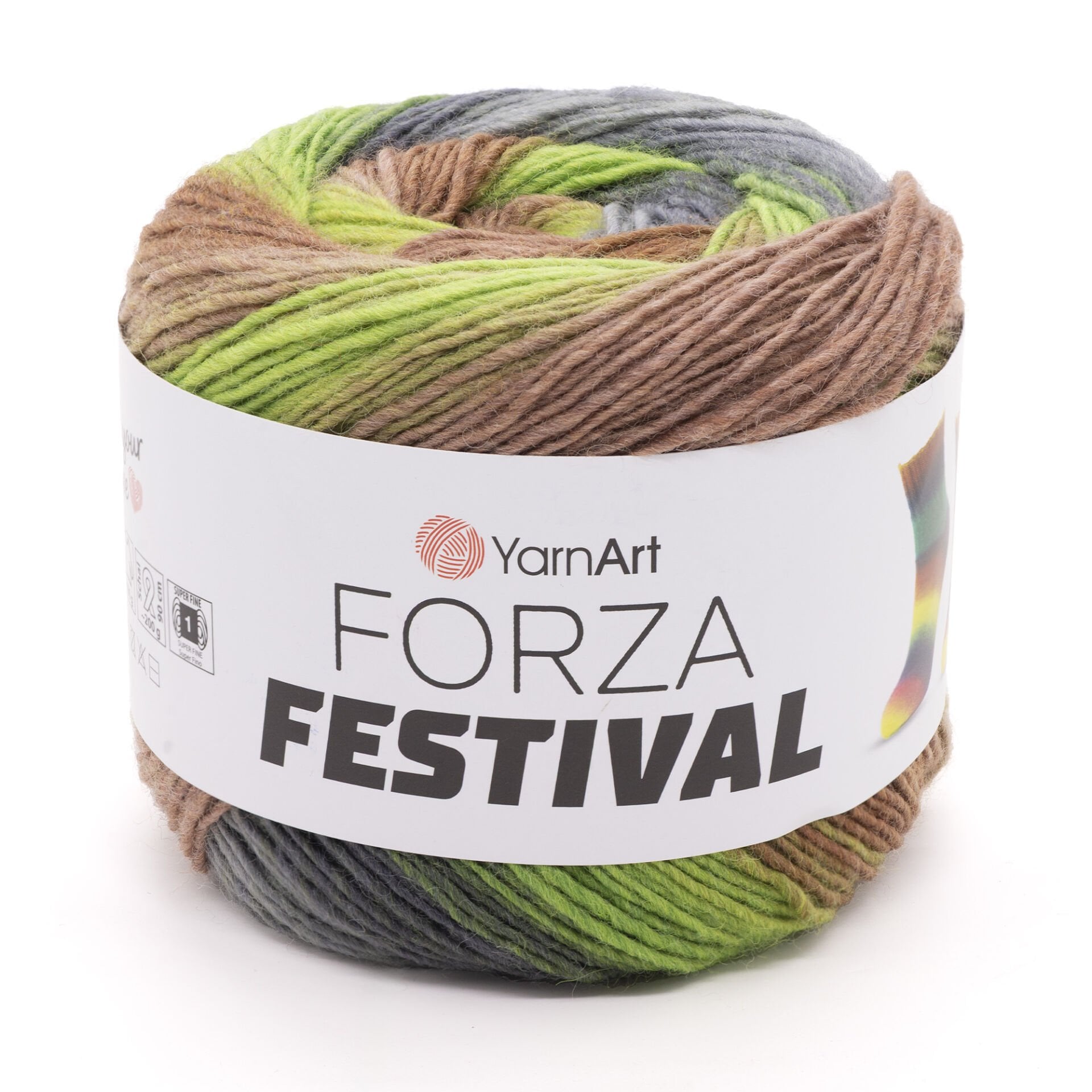 YARNART FORZA FESTIVAL - EBRULİ ÖRGÜ İPİ EBRULİ - 2910