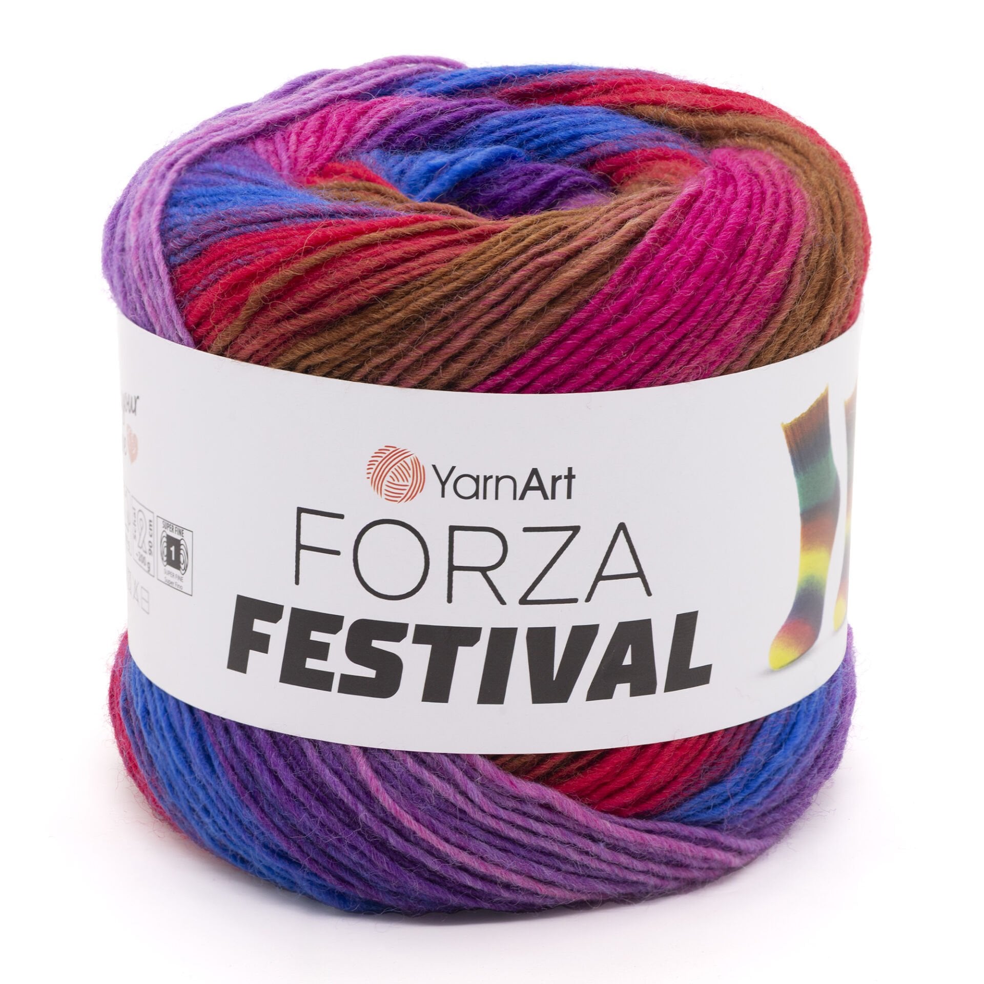 YARNART FORZA FESTIVAL - EBRULİ ÖRGÜ İPİ EBRULİ - 2911