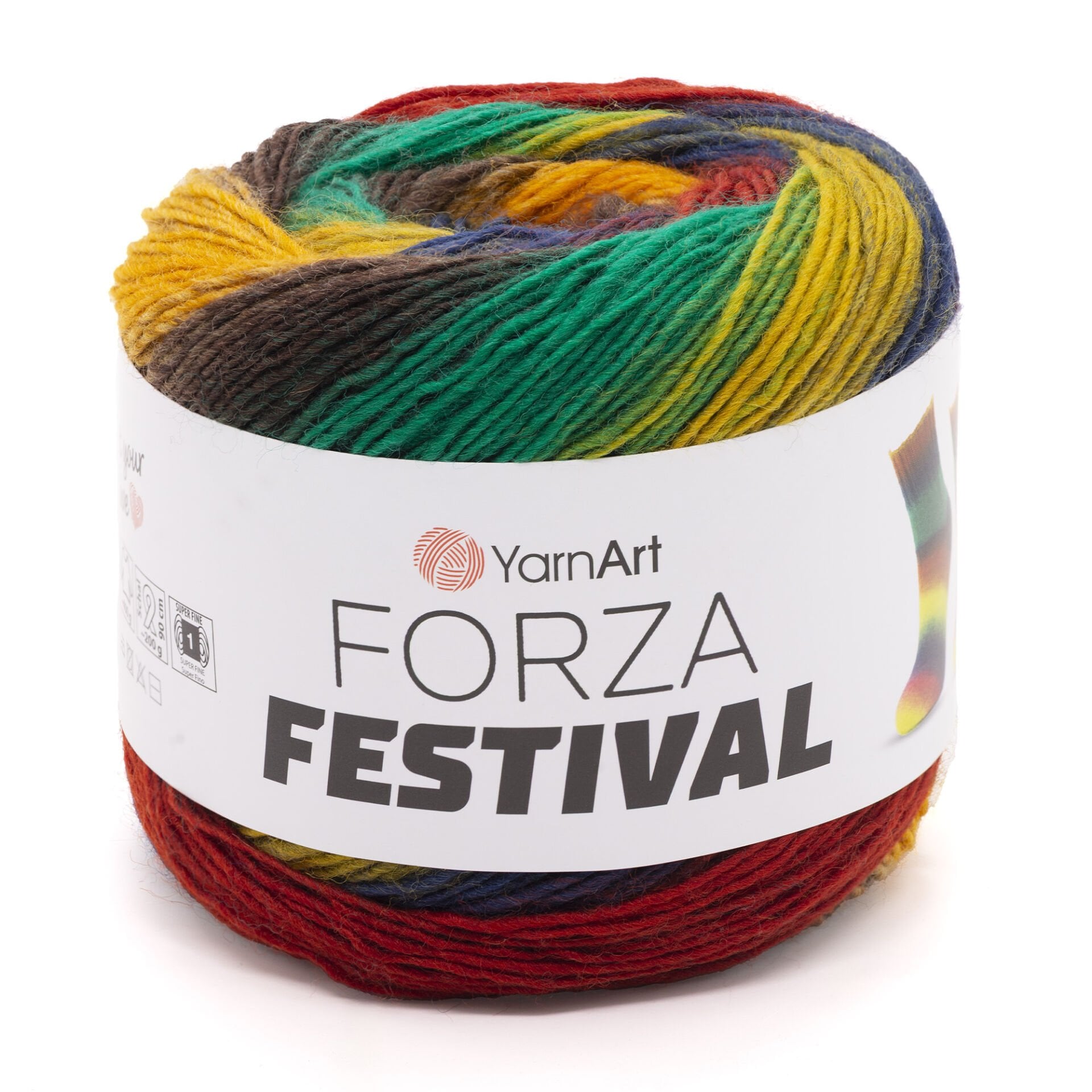 YARNART FORZA FESTIVAL - EBRULİ ÖRGÜ İPİ EBRULİ - 2912