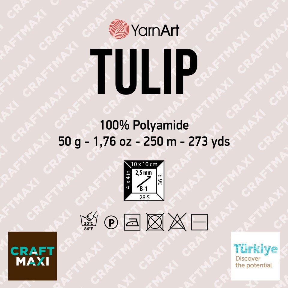 YARNART TULIP - IŞILTILI DANTEL İPİ