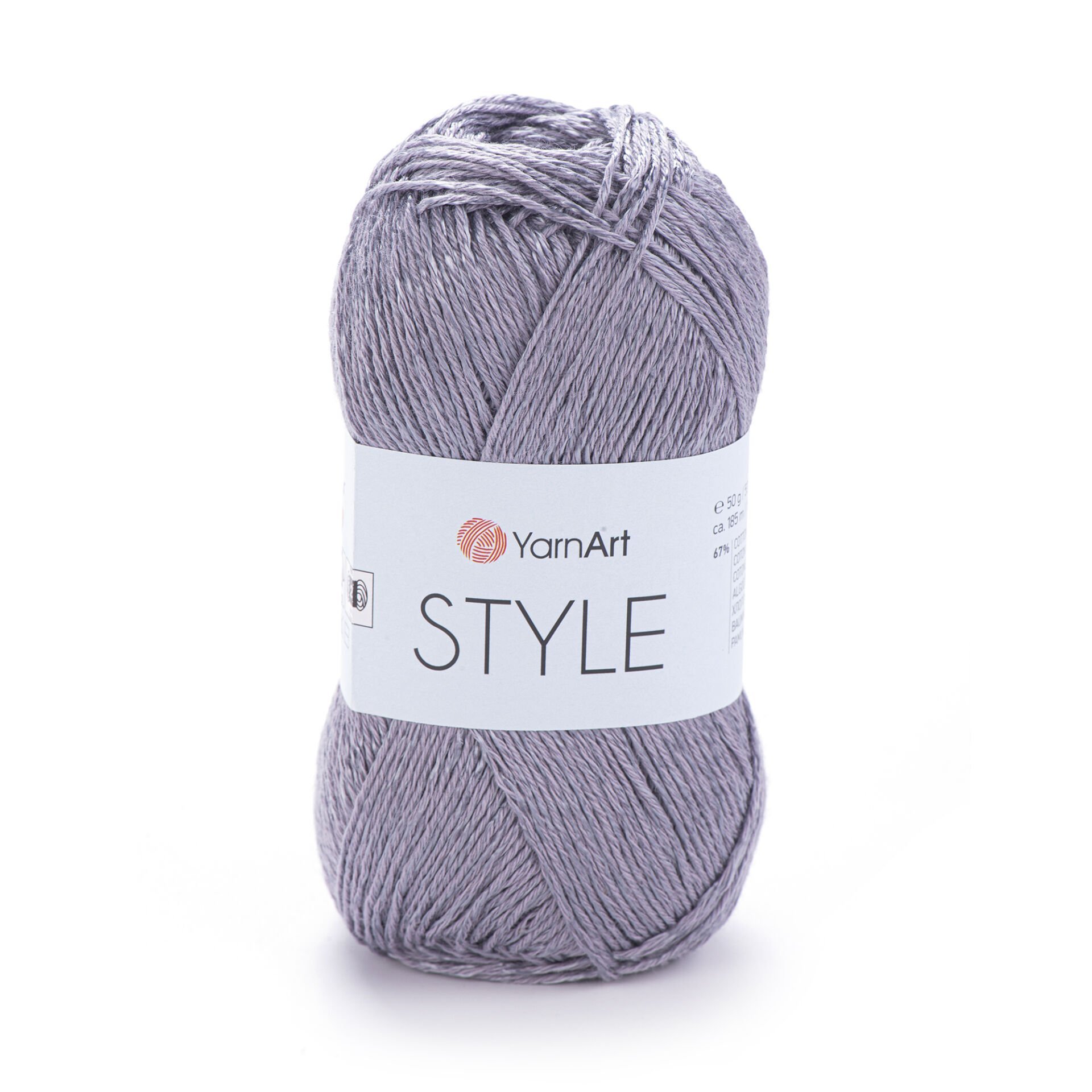 YARNART STYLE - PARLAK EL ÖRGÜ İPİ GRİ - 667