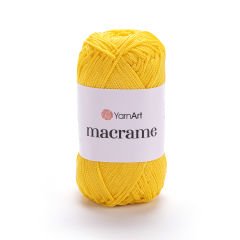 YARNART MACRAME - MAKROME EL ÖRGÜ İPİ KOYU SARI - 142