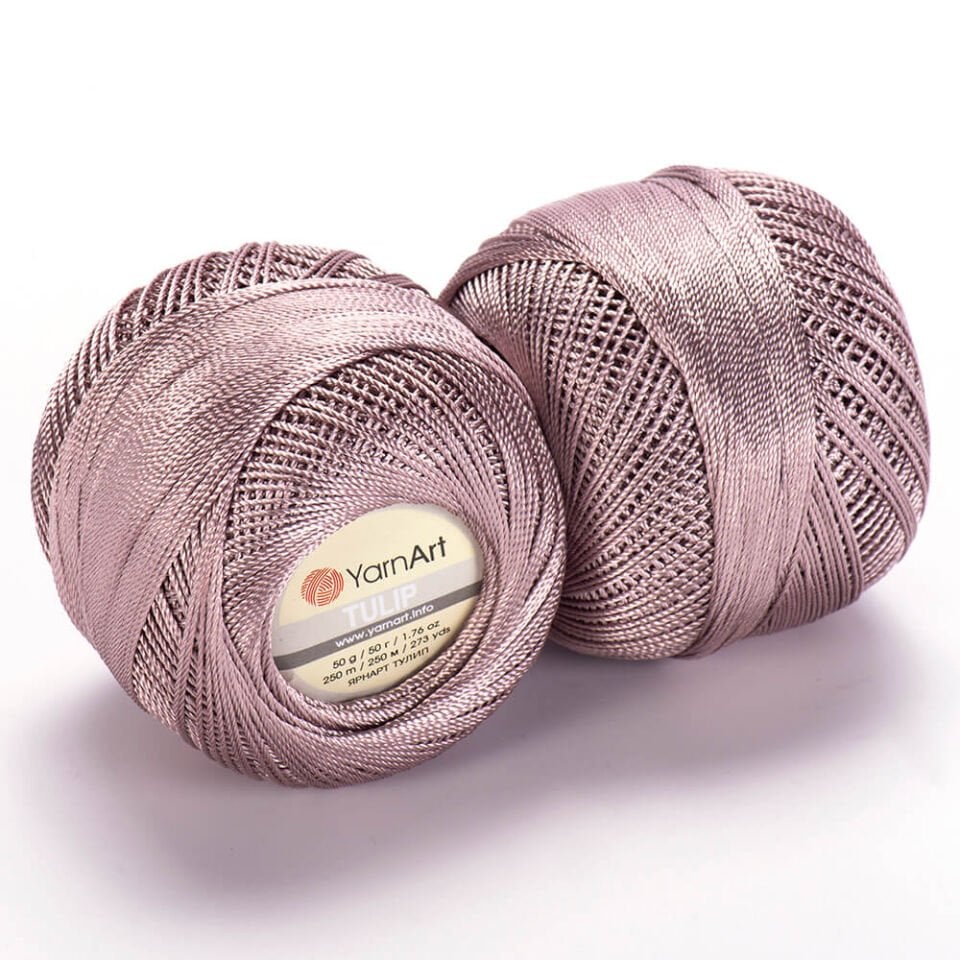 YARNART TULIP - IŞILTILI DANTEL İPİ BEJ - 406