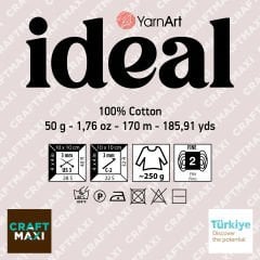 YARNART IDEAL - EL ÖRGÜ İPİ LACİVERT - 241