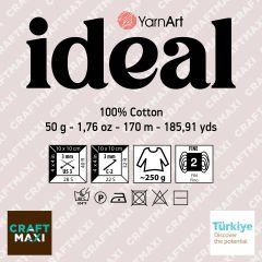 YARNART IDEAL - EL ÖRGÜ İPİ NARÇİÇEĞİ - 236