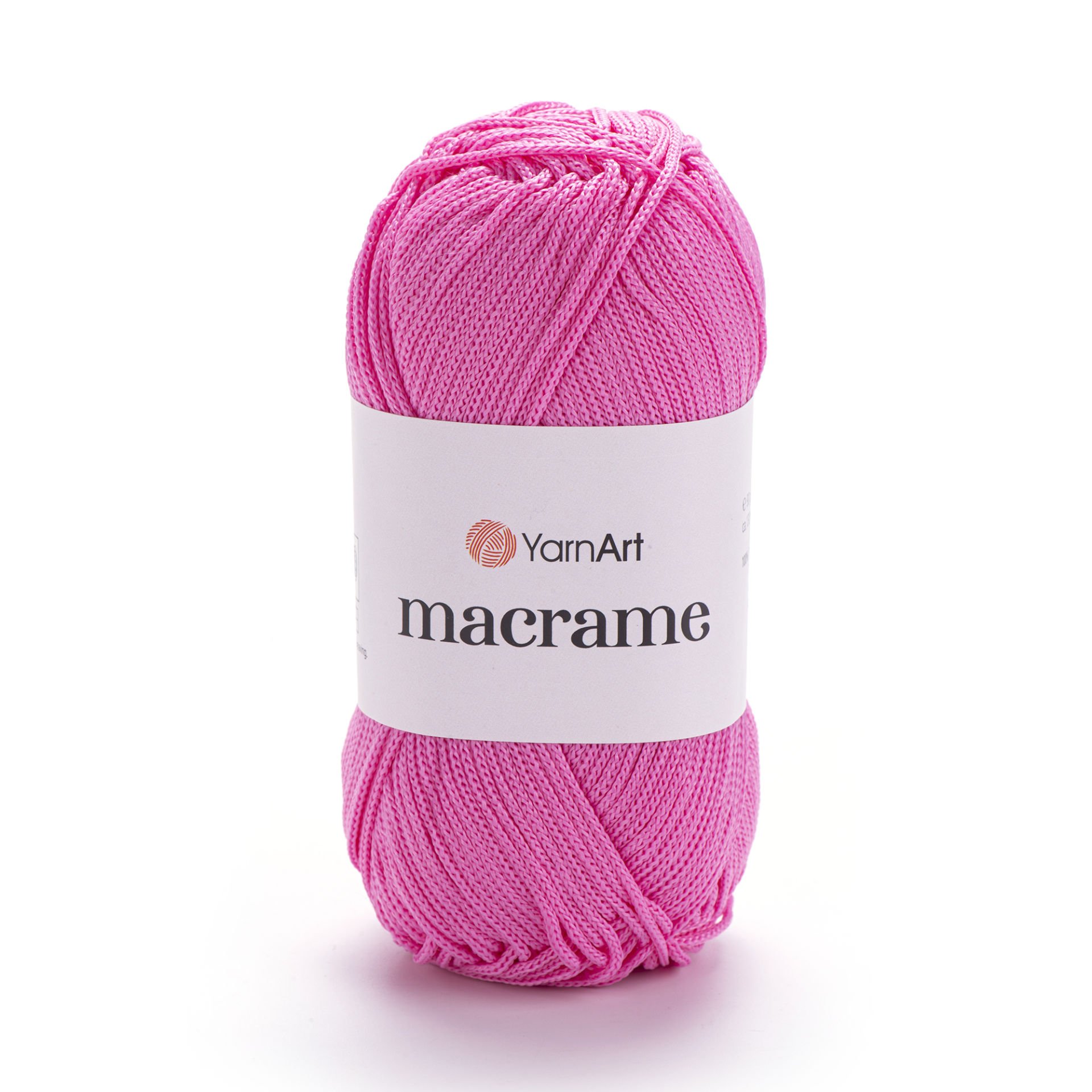 YARNART MACRAME - MAKROME EL ÖRGÜ İPİ ŞEKER PEMBESİ - 147