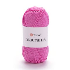 YARNART MACRAME - MAKROME EL ÖRGÜ İPİ ŞEKER PEMBESİ - 147