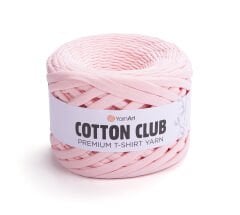 YARNART COTTON CLUB - PENYE KUMAŞ EL ÖRGÜ İPİ BEBEK PEMBESİ - 7347