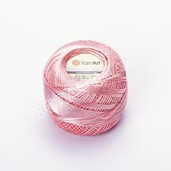 YARNART TULIP - IŞILTILI DANTEL İPİ SOMON - 418