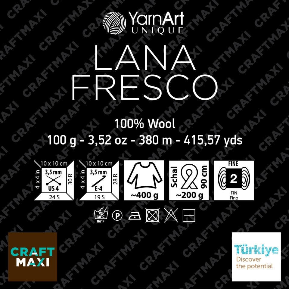 YARNART LANA FRESCO - EBRULİ ÖRGÜ İPİ EBRULİ - 8105
