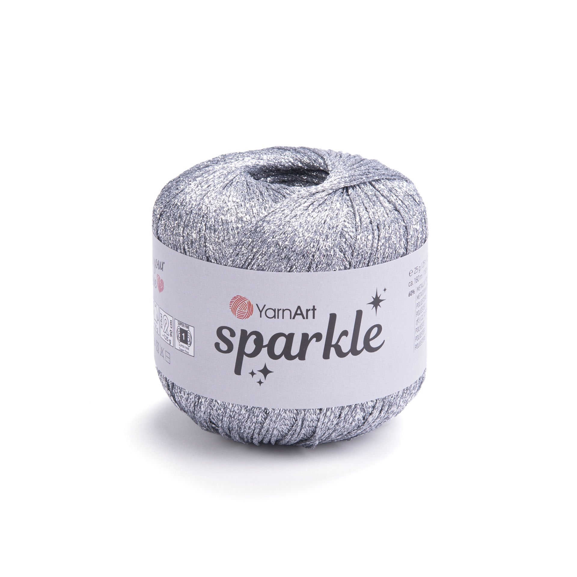 YARNART SPARKLE - ÖRGÜ İPİ GRİ - 1300