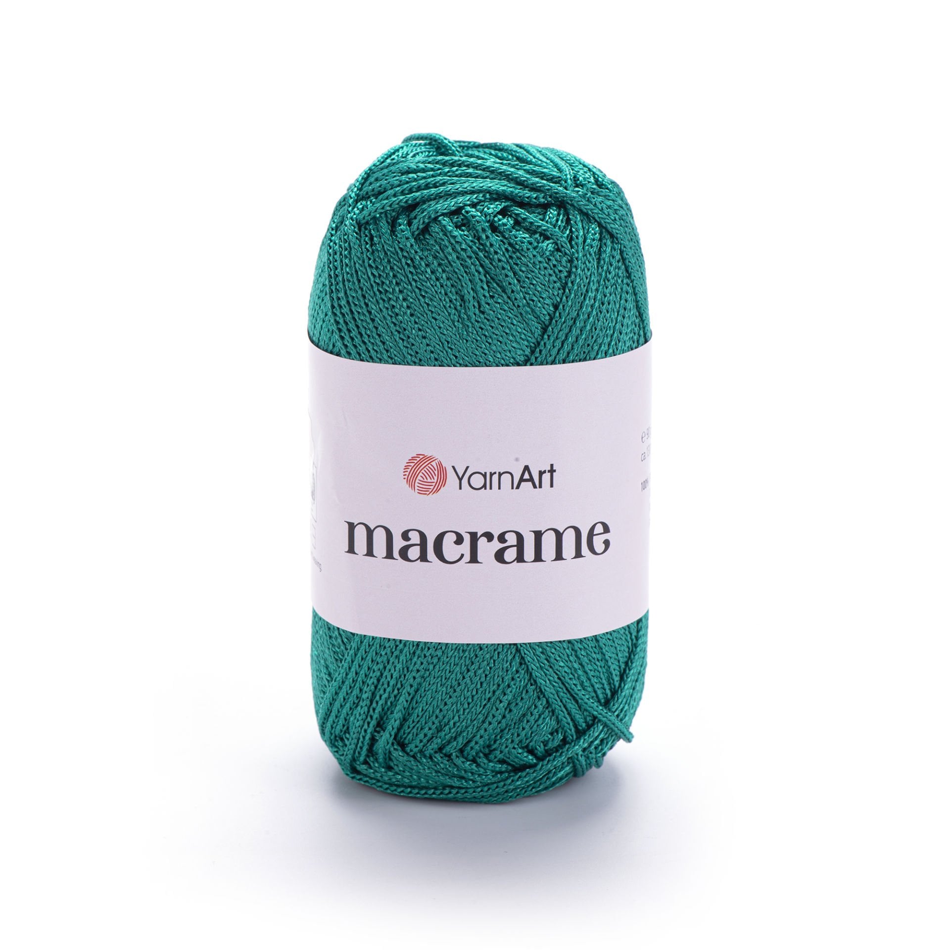 YARNART MACRAME - MAKROME EL ÖRGÜ İPİ PETROL YEŞİLİ - 158