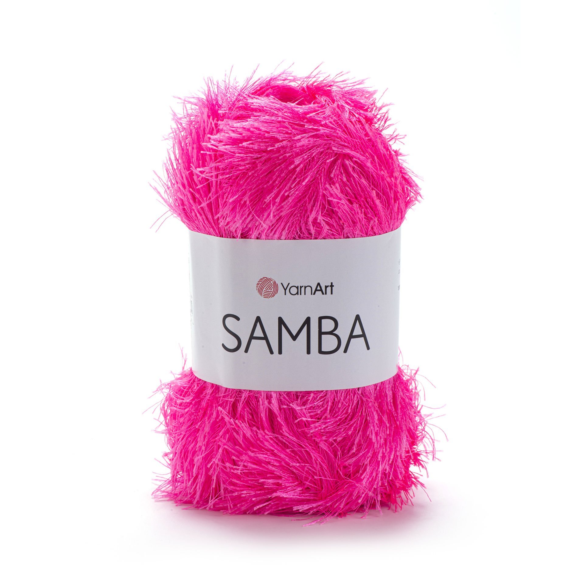 YARNART SAMBA - EL ÖRGÜ İPİ FOSFORLU PEMBE - 08