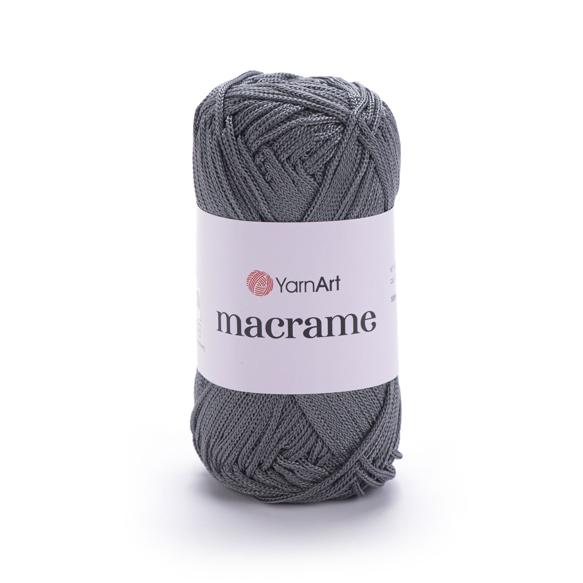 YARNART MACRAME - MAKROME EL ÖRGÜ İPİ GRİ - 159