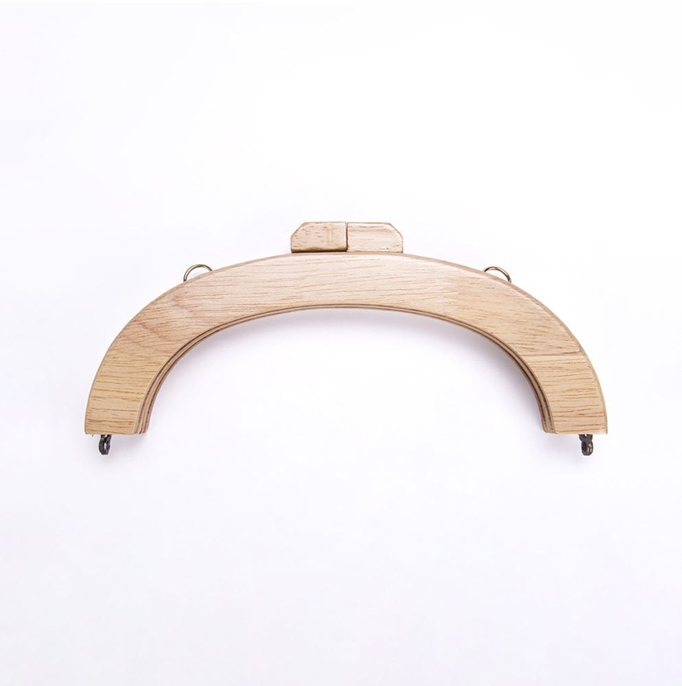 OVAL MIKNATISLI BURS 20 CM AHŞAP