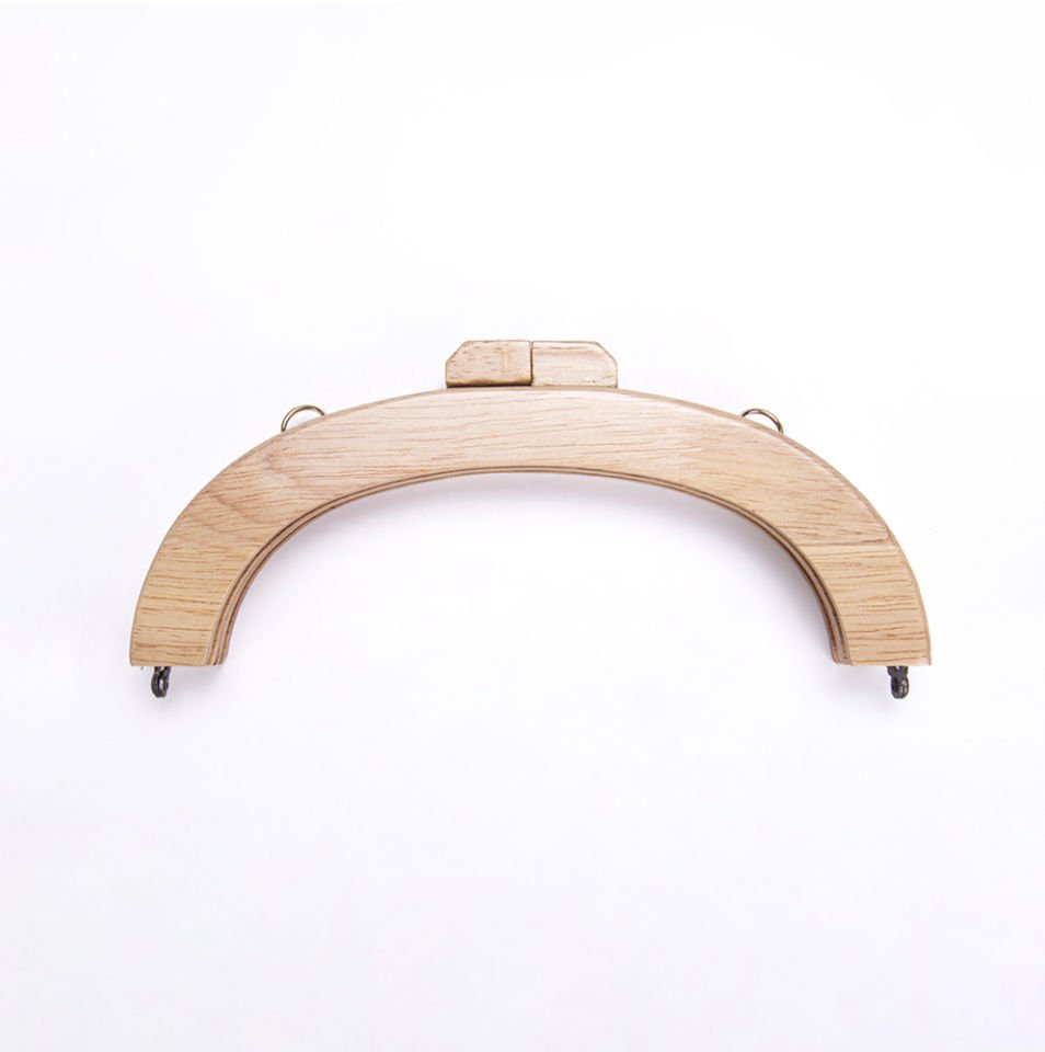 OVAL MIKNATISLI BURS 20 CM AHŞAP