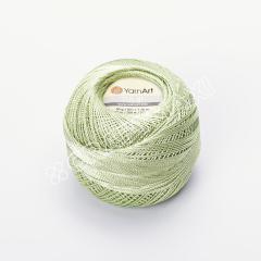 YARNART TULIP - IŞILTILI DANTEL İPİ AÇIK YEŞİL - 425