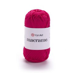 YARNART MACRAME - MAKROME EL ÖRGÜ İPİ KIRMIZI - 163