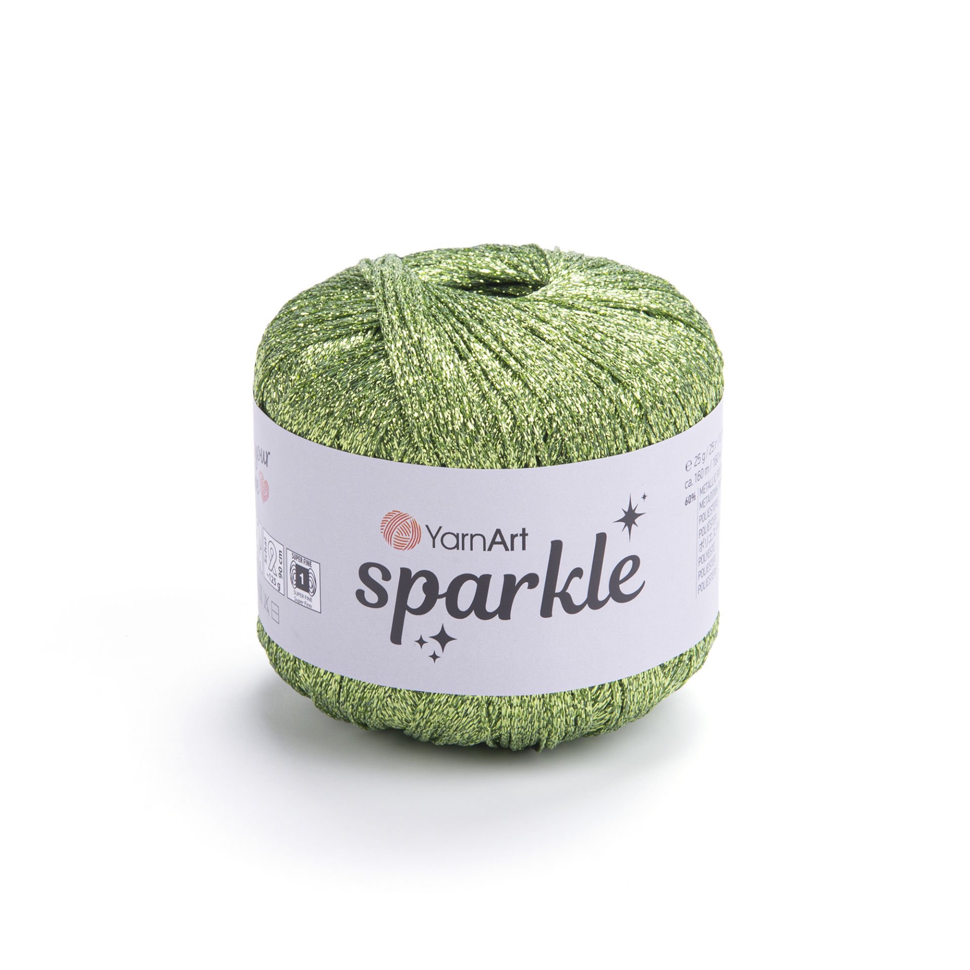 YARNART SPARKLE - ÖRGÜ İPİ YEŞİL - 1330