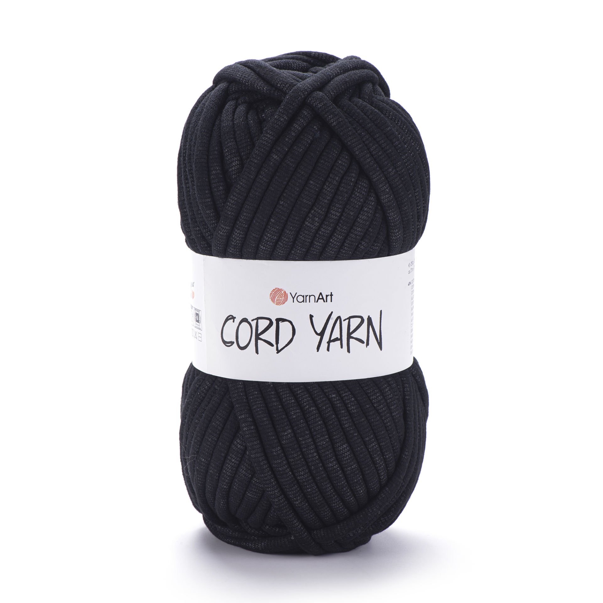 YARNART CORD YARN - AKSESUAR EL ÖRGÜ İPİ SİYAH - 750