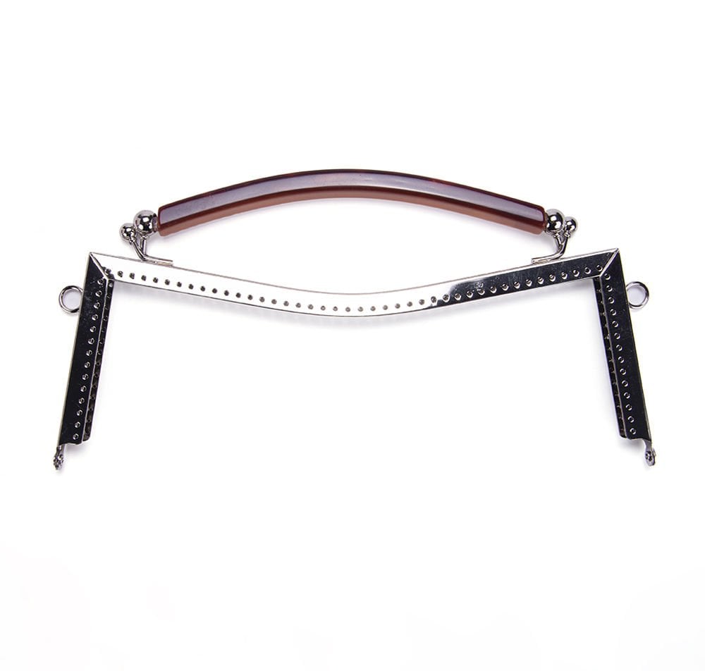 AKRİLİK SAPLI METAL BURS 25 CM GÜMÜŞ