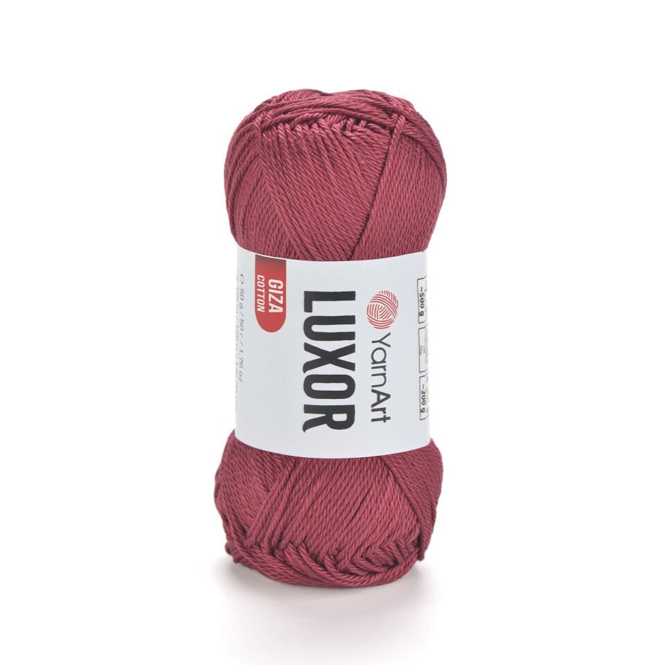 YARNART LUXOR - EL ÖRGÜ İPİ BORDO - 1224