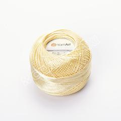 YARNART TULIP - IŞILTILI DANTEL İPİ SARI - 463