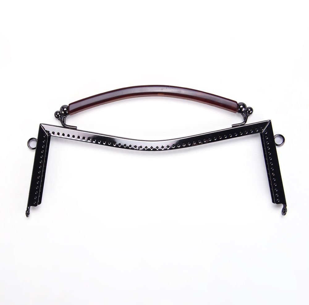 AKRİLİK SAPLI METAL BURS 25 CM SİYAH