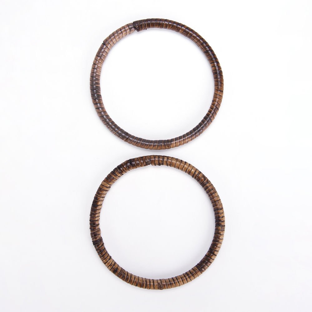 SARGI MODEL BAMBU ÇANTA SAPI 11 CM - 2 ADET KAHVERENGİ