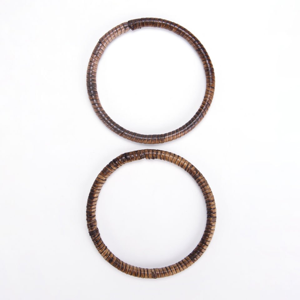 SARGI MODEL BAMBU ÇANTA SAPI 11 CM - 2 ADET KAHVERENGİ