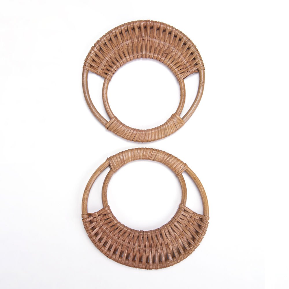 AY MODEL BAMBU ÇANTA SAPI 17 CM - 2 ADET KAHVERENGİ