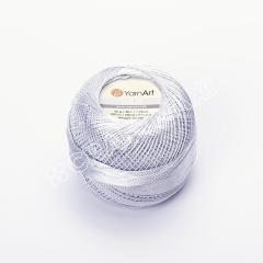 YARNART TULIP - IŞILTILI DANTEL İPİ AÇIK GRİ - 475