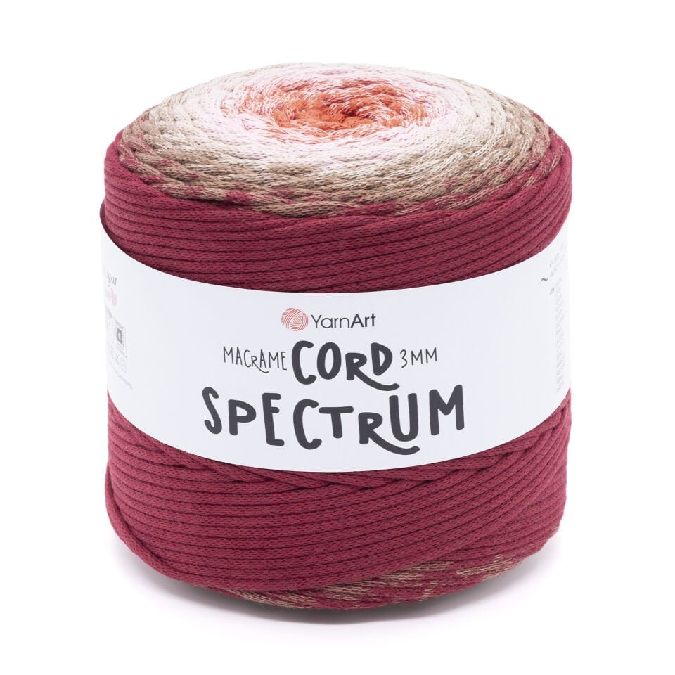 YARNART MACRAME CORD 3 MM SPECTRUM - MAKROME İPİ EBRULİ - 4304