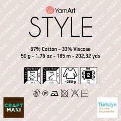 YARNART STYLE - PARLAK EL ÖRGÜ İPİ