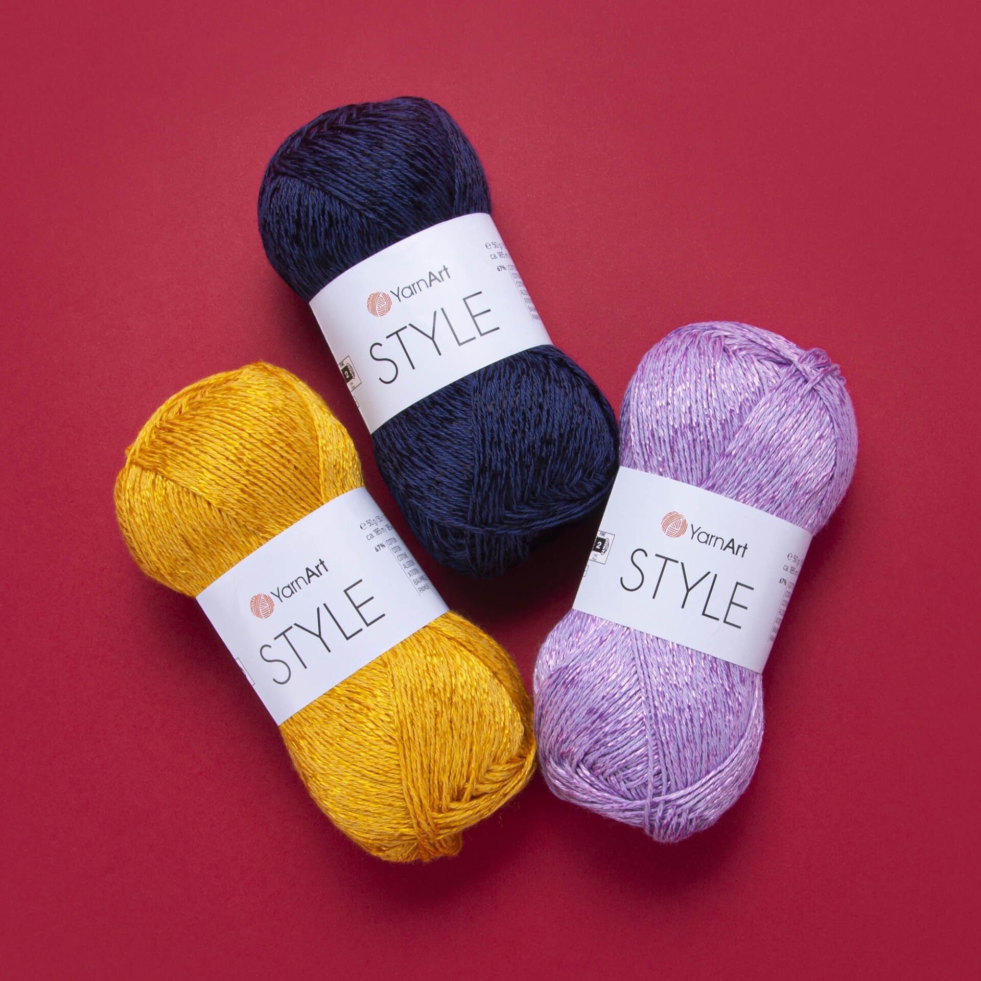 YARNART STYLE - PARLAK EL ÖRGÜ İPİ