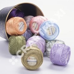 YARNART TULIP - EBRULİ, IŞILTILI DANTEL İPİ